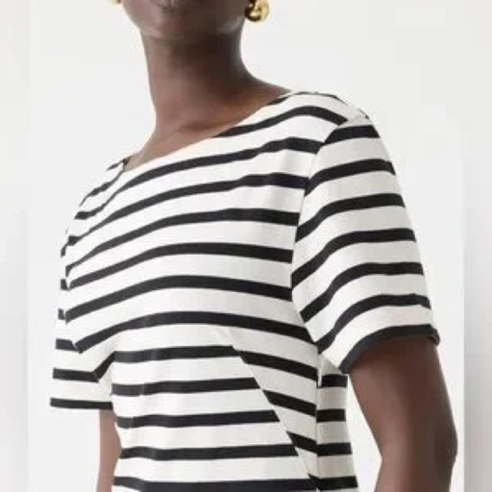 Classic mariner cloth dress in stripe - Picture 4 of 11